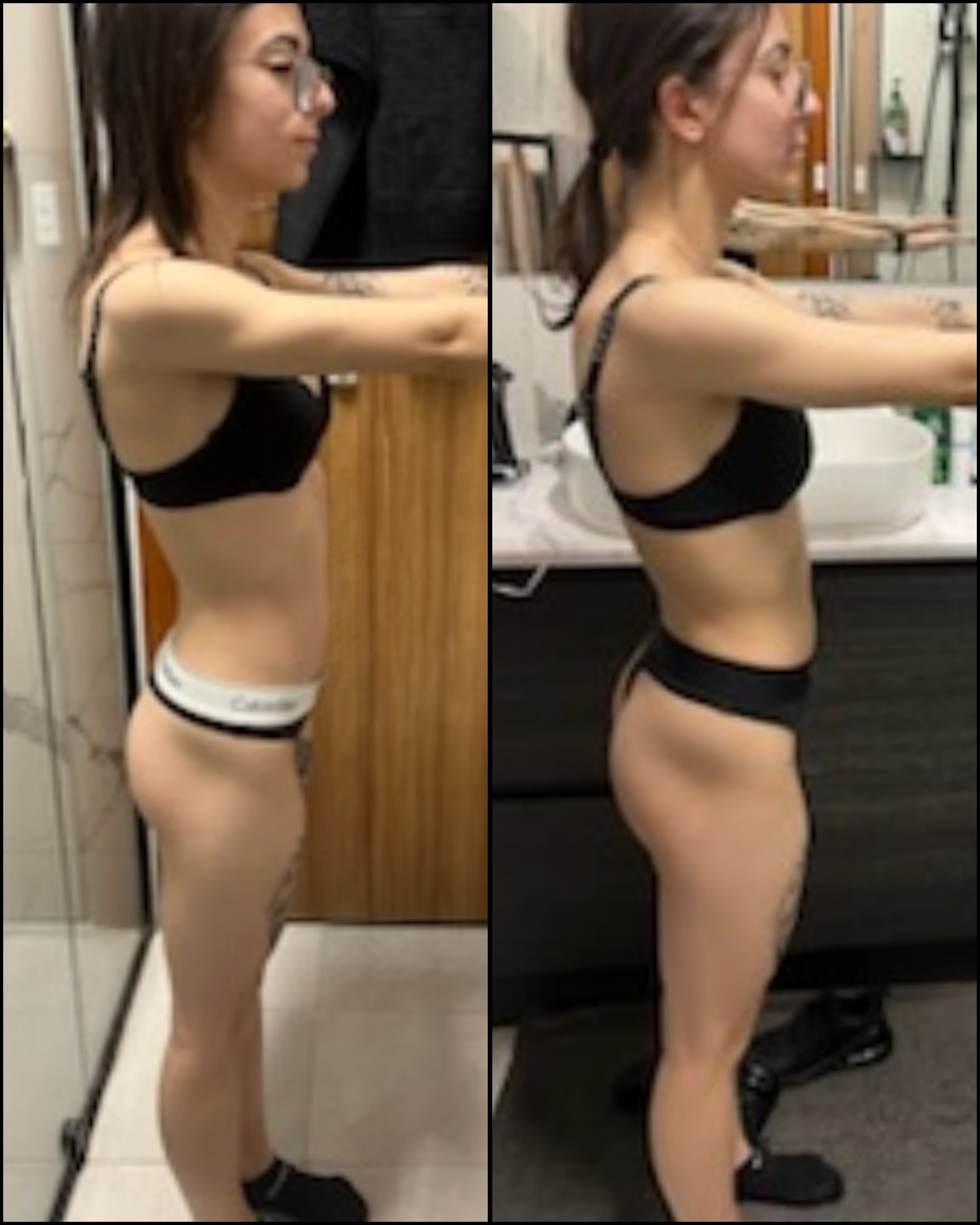 Female fitness transformation Port Adelaide - fat loss and toning results with female personal trainer in Adelaide